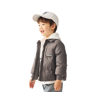 2024孩子王初衣萌儿童宝宝轻便鸭绒轻量马甲防水防油防污羽绒服