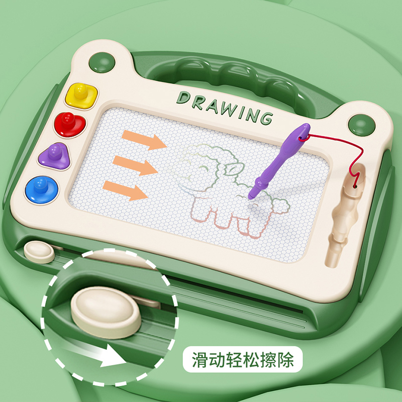 小牧马儿童画画板家用婴幼儿磁性宝宝涂鸦磁力绘画写字板y