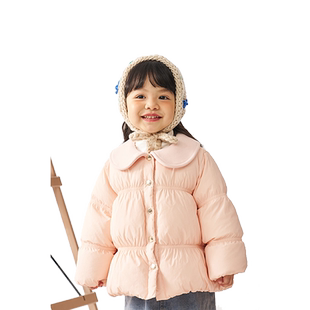 初衣萌儿童宝宝轻羽绒轻量保暖鸭绒防水防油防污男女童羽绒服