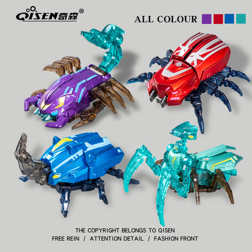 合金变形甲虫机器人合体