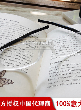 意大利纳尼尼抗疲劳老花镜折叠PC片高档男女老花镜便携式黑色2025