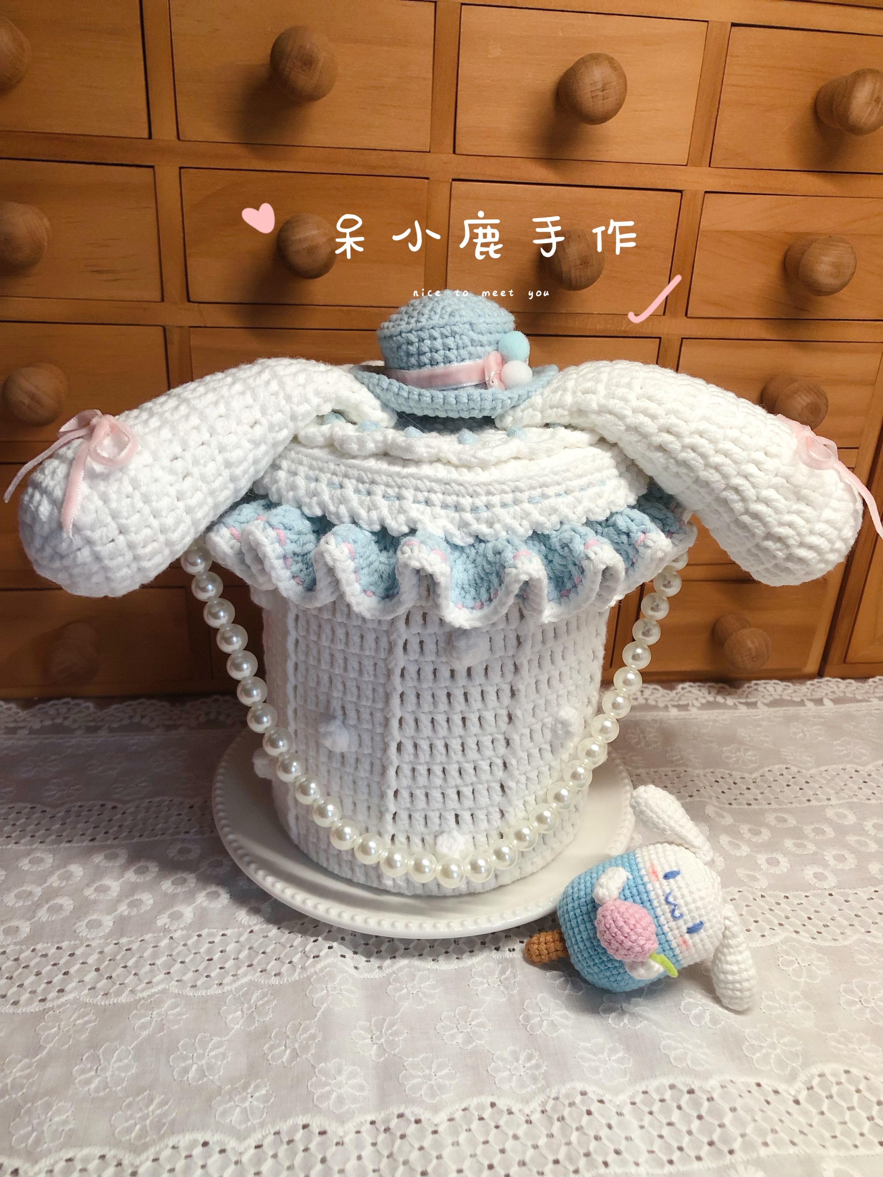 [成品]玉桂狗钩织包手提斜挎水桶包钩针编织手工圆筒包洛丽塔包,箱包皮具/热销女包/男包,水桶包,淘宝优惠券,粉丝福利购,淘宝优惠卷