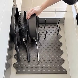 碗碟收纳架碗盘厨房抽屉收纳分隔内置碗架柜内橱柜餐具盘子置物架