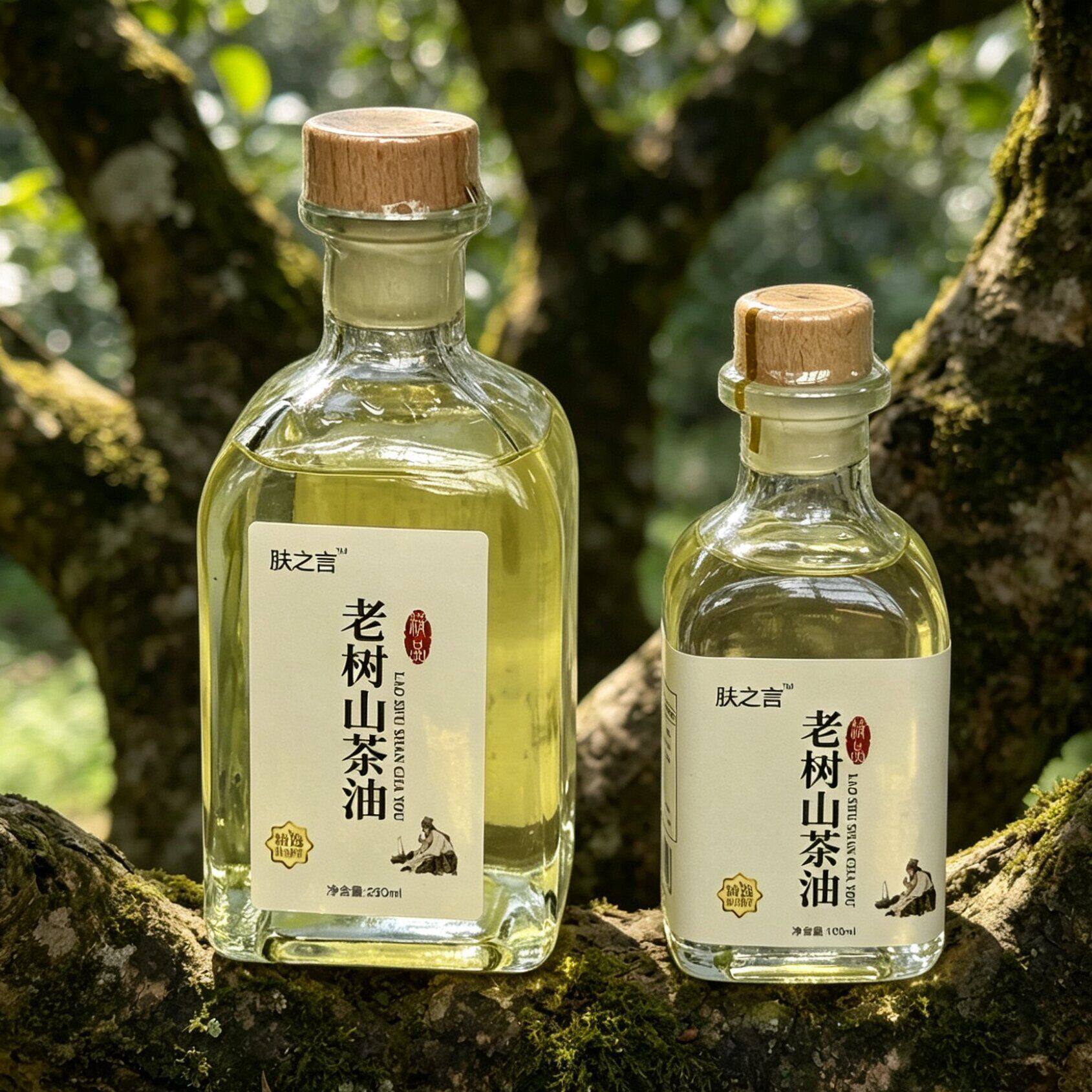 肤之言福建天然老树正宗山茶油婴儿专用茶油农家天然陈年老茶籽油