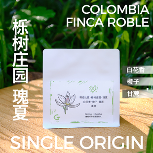 YellowHeart精品手冲咖啡豆哥伦比亚瑰夏栎树庄园黑咖啡美式拿铁