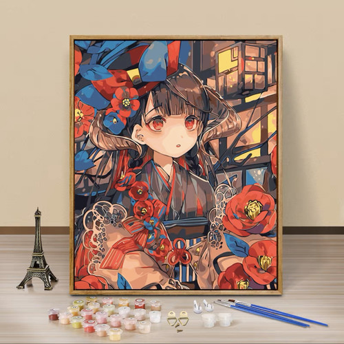 diy数字装饰画彩饰绘丙烯