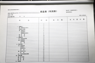 损益表（利润表）A3大号8K 一本17张380*265mm