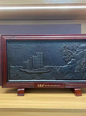 黑茶工艺茶砖赵李桥青砖茶三国方赤壁茶砖礼品茶工艺摆件茶叶纪念