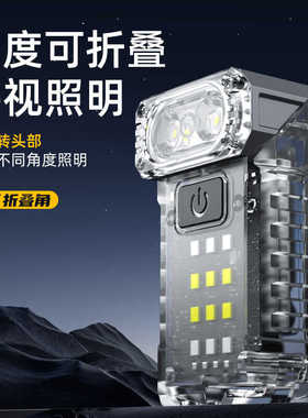 ASTEY-1086头灯强光充电超亮远射户外夜钓鱼照明灯矿工帽夹电筒