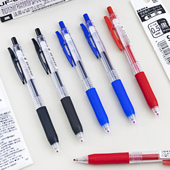 斑马牌JJ15中性笔SARASA学生刷题考试办公用0.5按动子弹头碳素笔