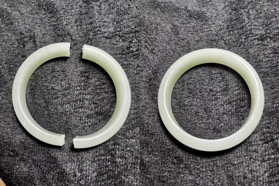 吊坠修复玉佩观音翡翠断手镯抛光