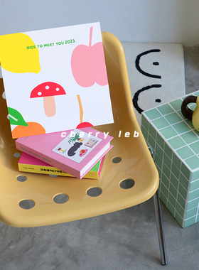 CHERRY Leb|自制韩国ins可爱彩色蘑菇&水果家居装饰板摆件背景画