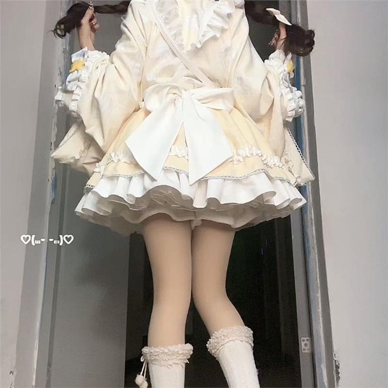 泡泡熊原创设计小眠汪和风Lolita套装洛丽塔小女仆可爱小狗Lo裙