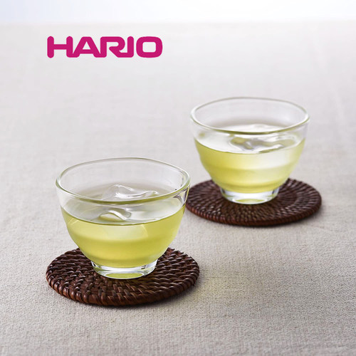 HARIO茶杯茶碗玻璃日式云朵茶杯