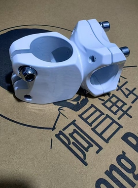 Stem25.4*28.6*EXT35MM白色烤漆CNC铝合金把立自行车配件无牙把立