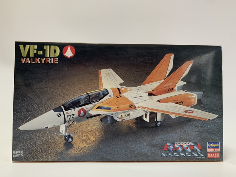 长谷川静态拼装模型 65755 1/72 VF-1D超时空要塞人形限定版