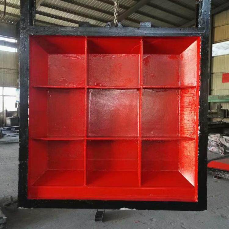 铸铁渠道闸门一体手动侧摇灌溉沟渠斗门节制闸分流插板手提防盗水