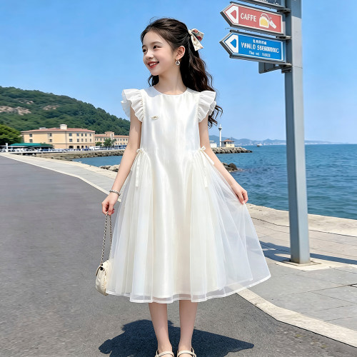 女童夏季甜美风连衣裙2026新款潮