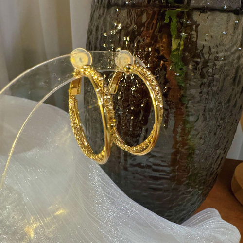 圈圈耳夹轻奢高级感气质耳钉