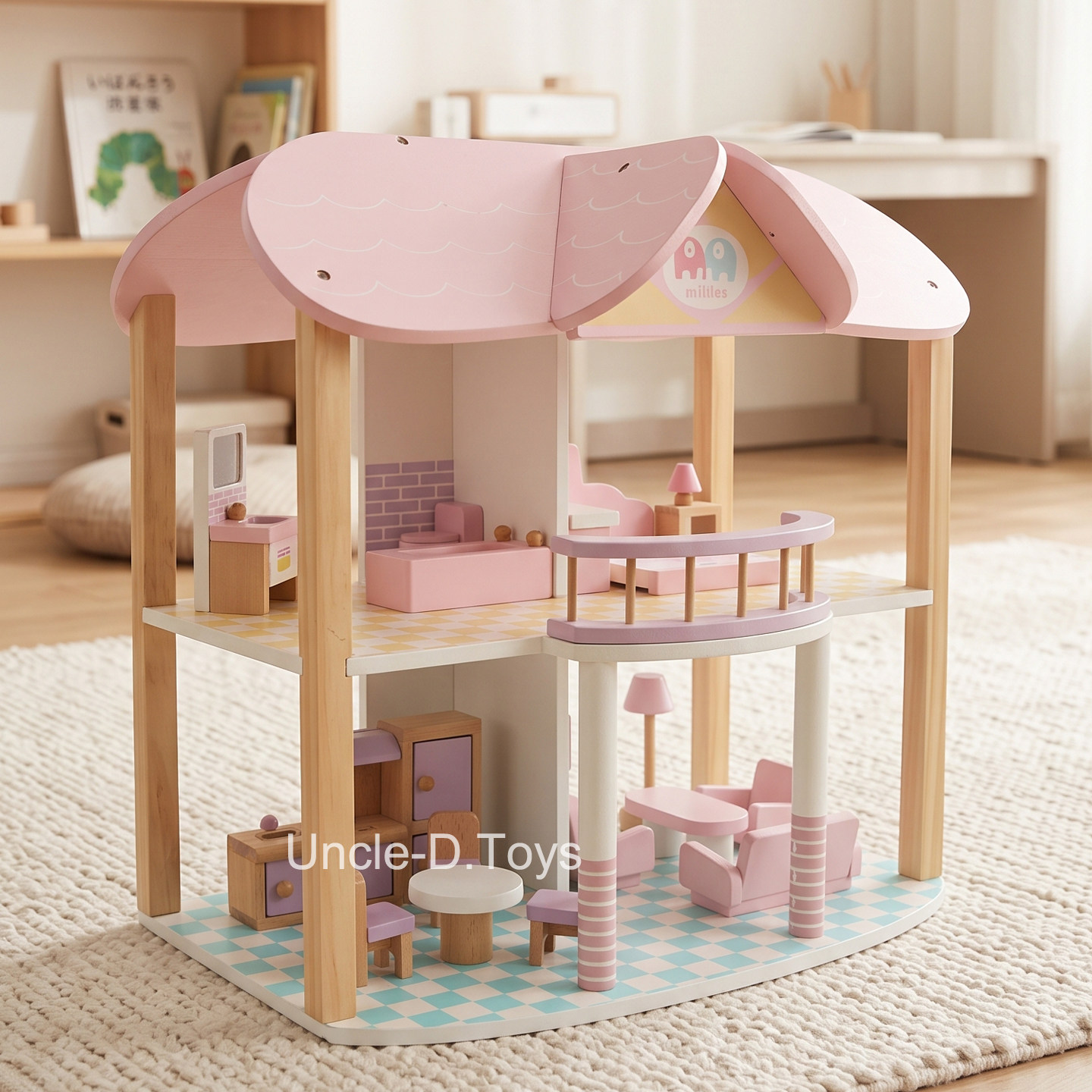 木制仿真儿童过家家玩具迷你家具组合3--6岁女孩生日礼物幼儿园