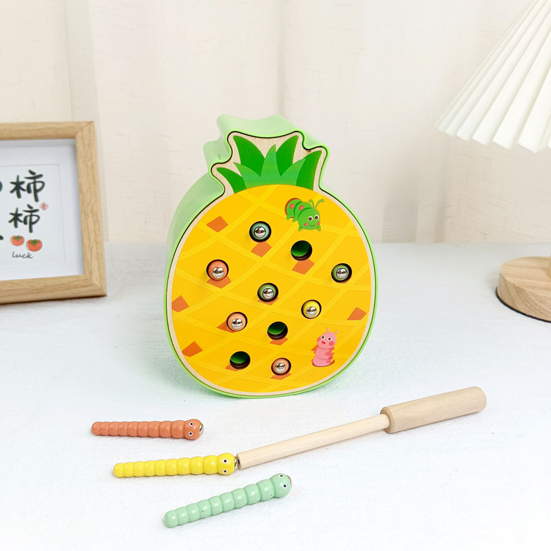 智力開發磁性毛毛蟲嬰幼兒蒙氏