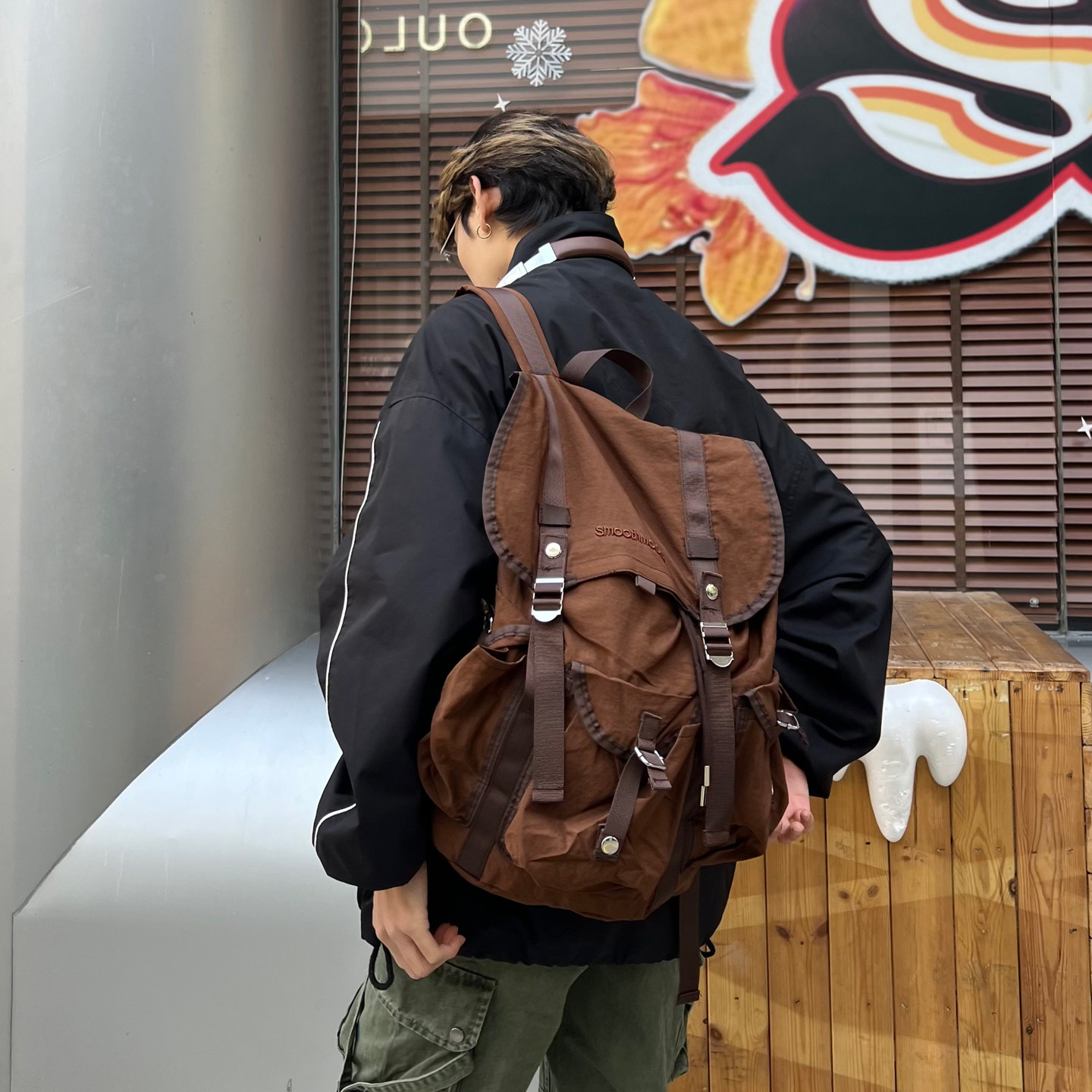 YUEN日系户外休闲双肩包大容量尼龙轻便学生背登山包通勤电脑书包,箱包皮具/热销女包/男包,男士包袋,淘宝优惠券,粉丝福利购,淘宝优惠卷