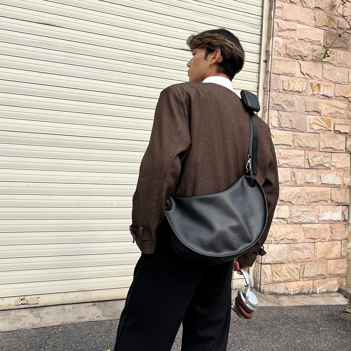 YUEN轻奢设计款ins复古托特挎包邮差托特包男女pu通包大容量软皮,箱包皮具/热销女包/男包,男士包袋,淘宝优惠券,粉丝福利购,淘宝优惠卷