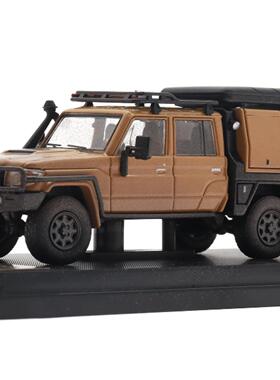瑕疵Autobots model 1/64 LC79 4X4 重度改装穿越版 合金汽车模型
