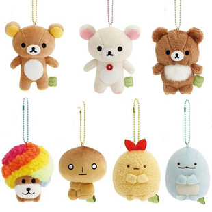 现货 日本San-x 轻松熊角落生物烤面包毛绒挂件 熊哥熊妹