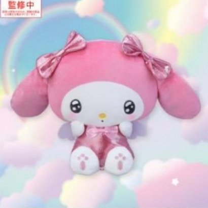 特价 现货 包邮日本三丽鸥天使景品 L号美乐蒂Kitty 娃娃