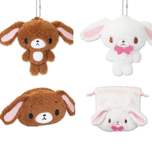 7月预售定金 日本avail三丽鸥焦糖兔甜点兔毛绒挂件收纳包束口袋