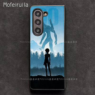 EVA零号机绫波丽明日香三星zfold7手机壳华为MateX6适用荣耀Magic V3折叠屏小米MIX Fold4皮革w24保护套w25