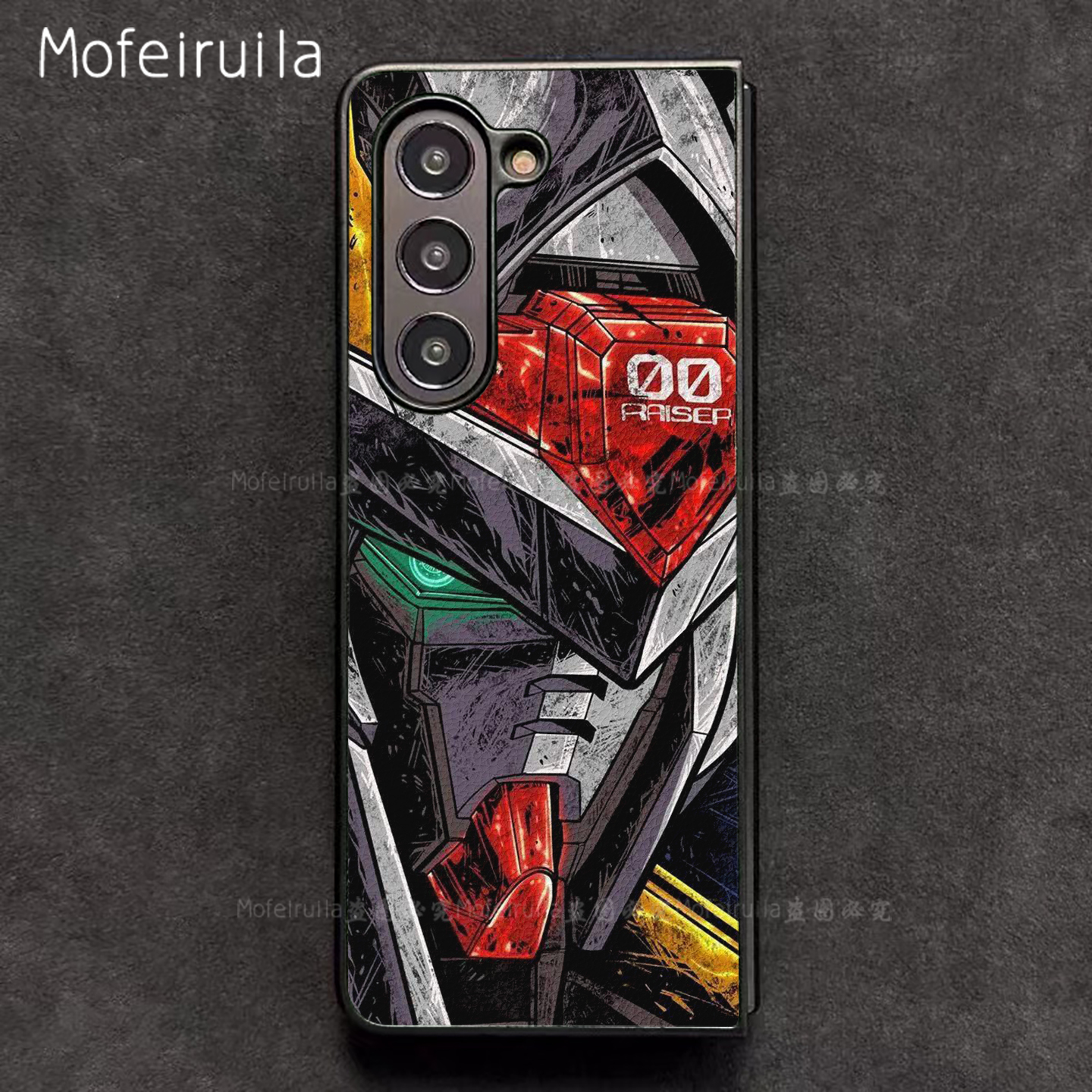 双零高达GUNDAM三星zfold7手机壳华为MateX6适用 荣耀Magic V5折叠屏小米MIX Fold4皮革vivo x fold5保护套