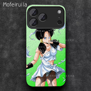 比迪丽美女动漫龙珠琪琪潮牌苹果17 iPhone17promax 17pro air 16 15 14 13手机壳华为pura80适用皮革保护套