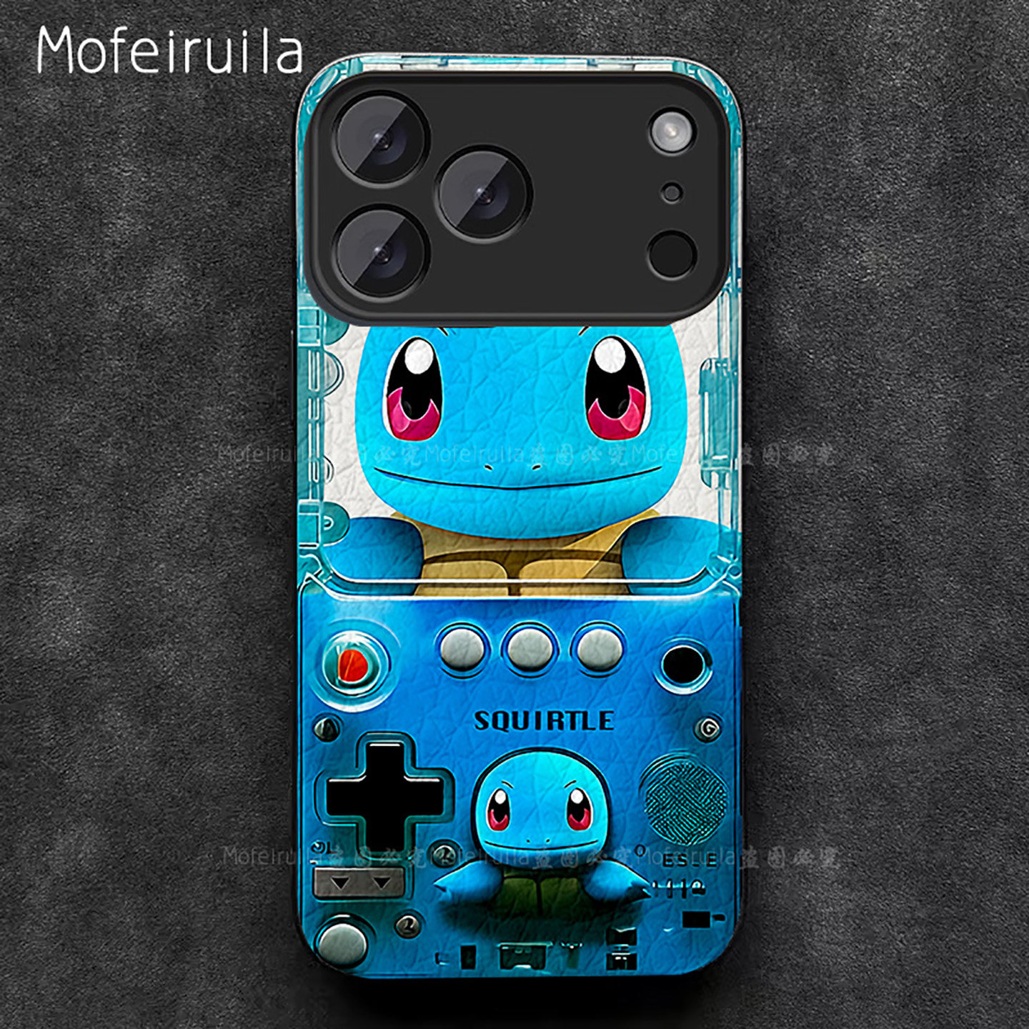 杰尼龟游戏机潮牌耿鬼皮卡丘 苹果17 iPhone17promax 17pro air 16 15 14 13手机壳华为pura80适用皮革保护套