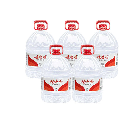 成都配送娃哈哈饮用纯净水12L/桶一次性桶装水送货上门家庭饮用水