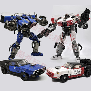 变形玩具电影版反弹球蓝战士白战士汽车人机器人金刚模型男孩SS46