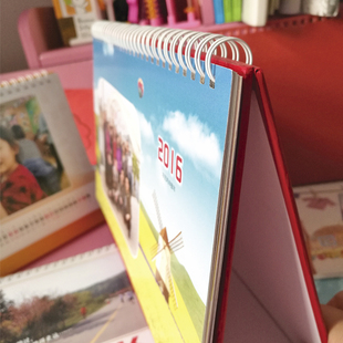 2026年10寸照片台历定制企业个性宝宝记事节假日历定做制作包设计