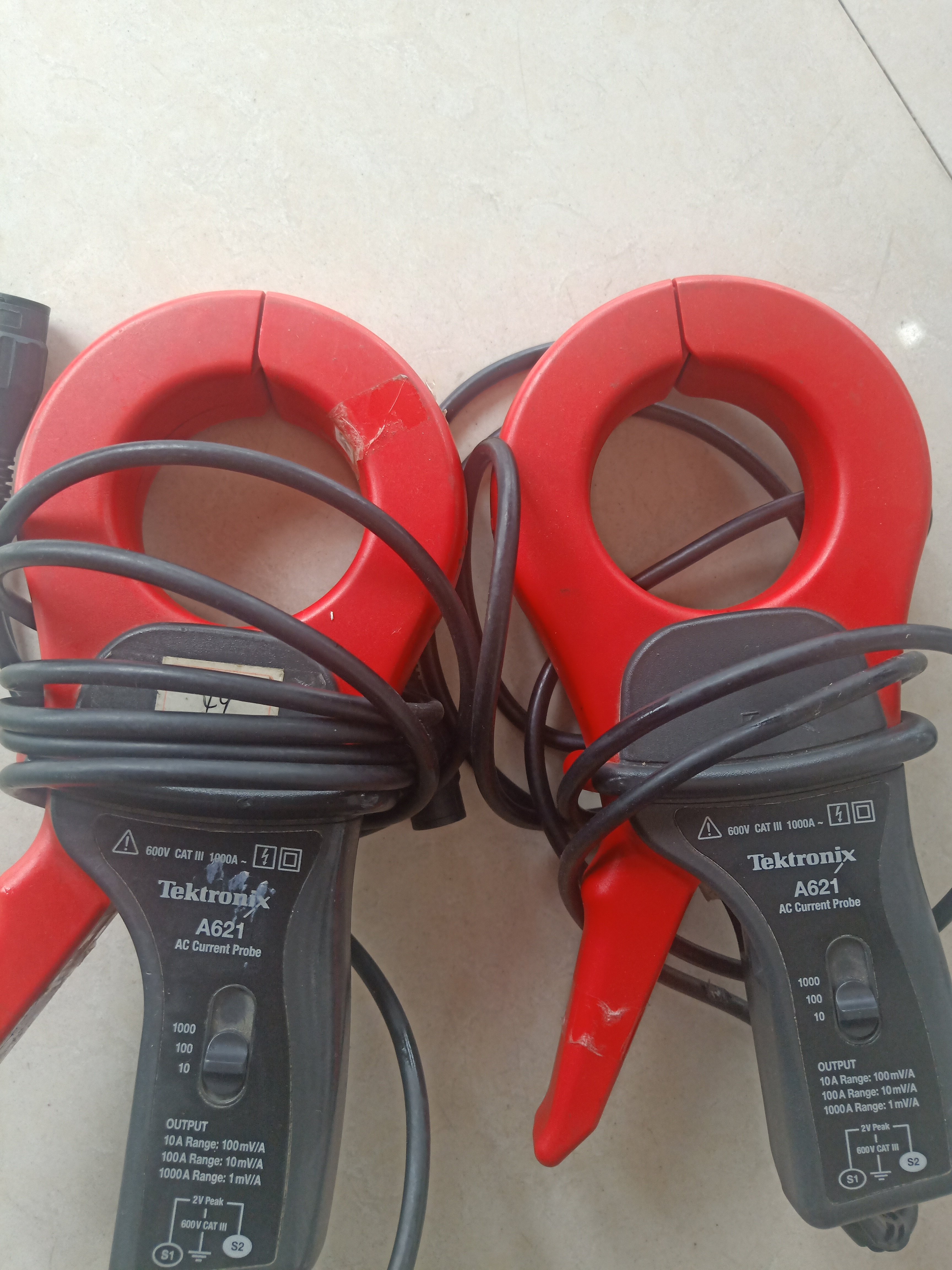 泰克电流探头A621，功能正常，单件的价钱，可开发票