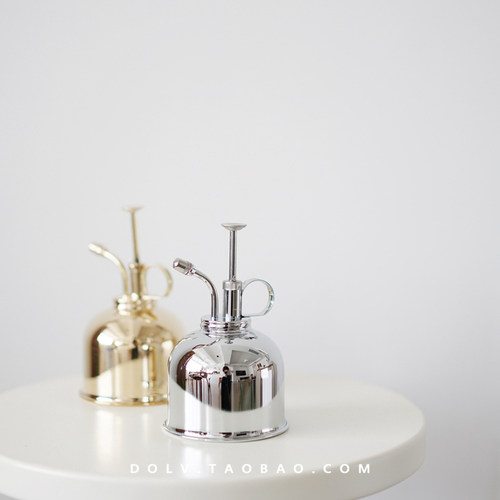 dolv豆绿迷你北欧黄铜小型喷壶