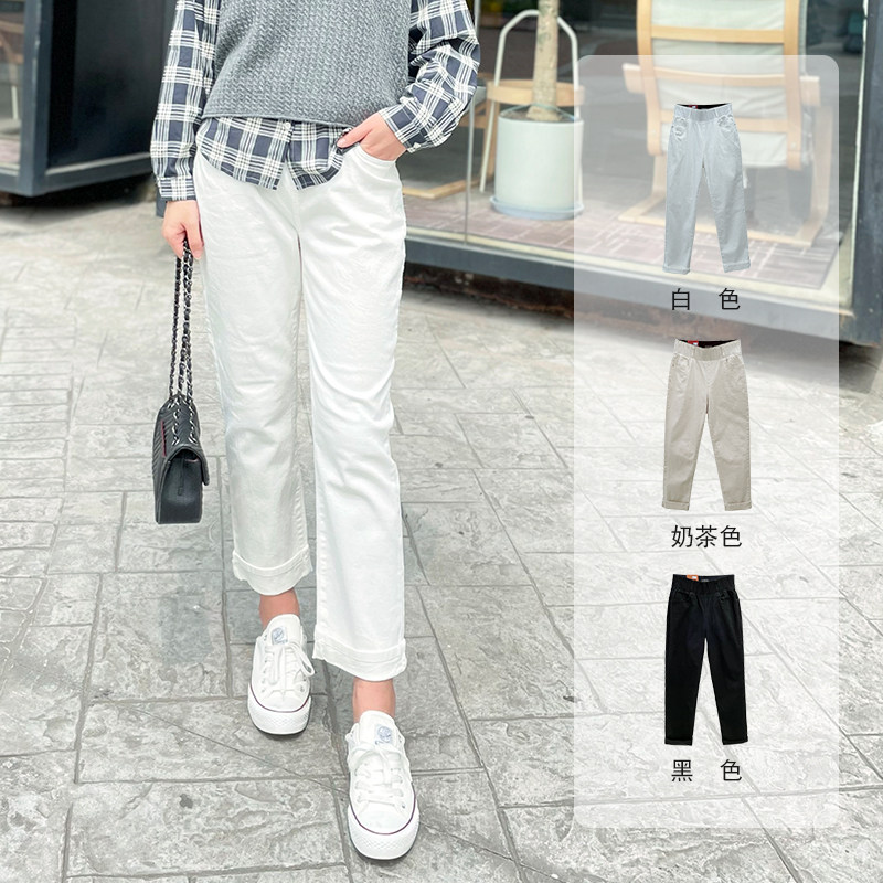 HOWLUK东大门高腰休闲裤长裤显瘦