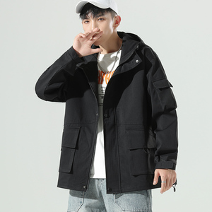 2022秋季新款港风宽松工装连帽夹克 305A-J630-P85图片