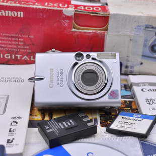 带512MB卡 银方块 成像超复古 带盒 就一台 佳能IXUS 好品相 400