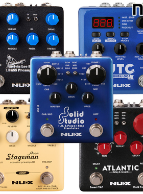 纽克斯NUX Solid Studio JTC BASS Preamp DI 鼓机吉他单块效果器