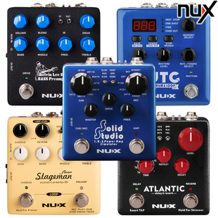 纽克斯NUX Solid Studio JTC BASS Preamp DI 鼓机吉他单块效果器