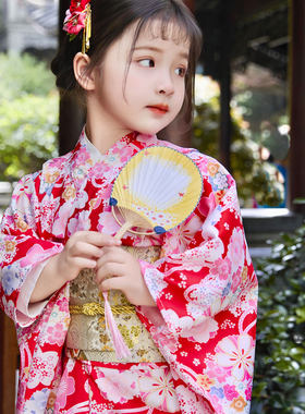 和服正装日式浴衣童装春季夏季