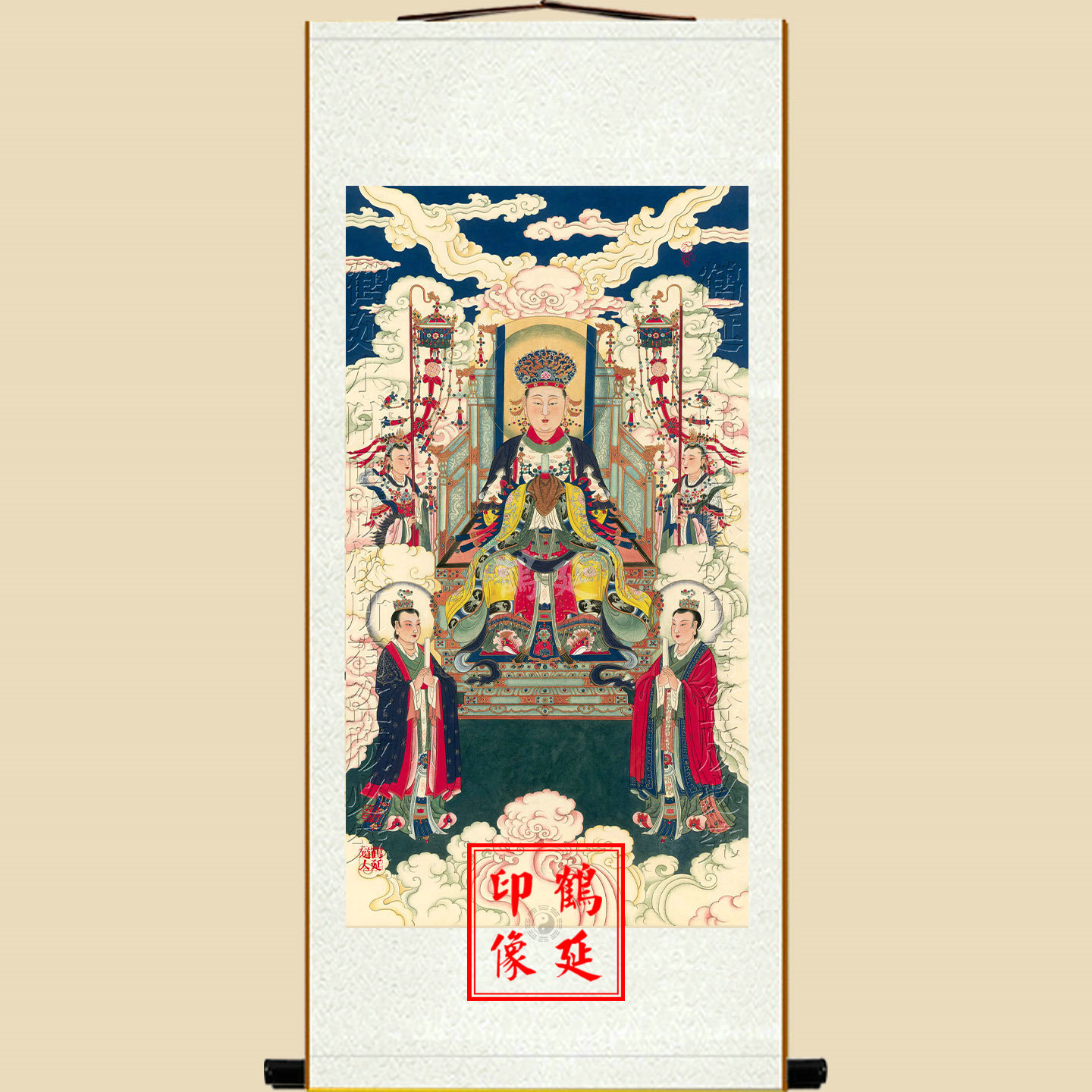 王母娘娘画像西王母画像瑶池金母画像玉皇大帝画像水陆画