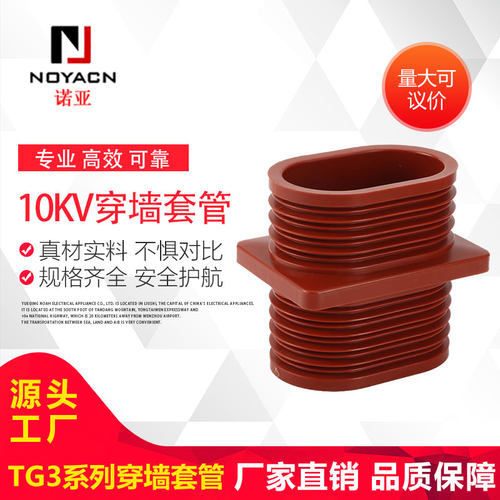 高压套管10KV穿墙套管TG3系列TG3-10Q/110*180