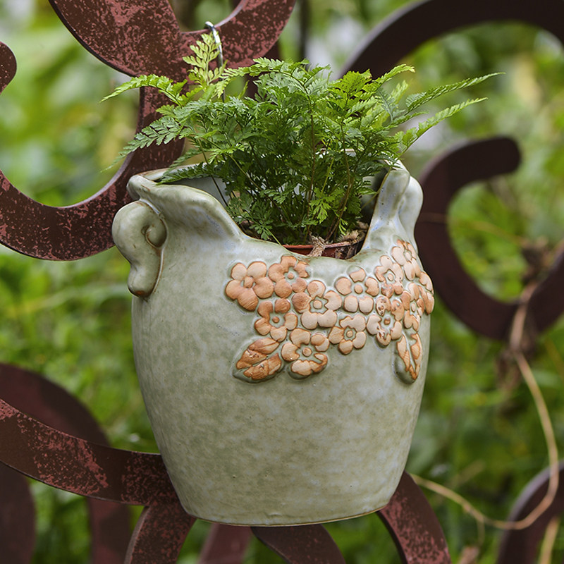 壁挂式花盆大号挂墙盆水培大口径绿萝户外复古简约创意个性垂吊墙