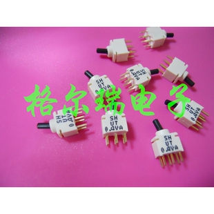供应类同NKK G-22 微型6脚2档拨动开关 on-on  扭子开关 拨码开关